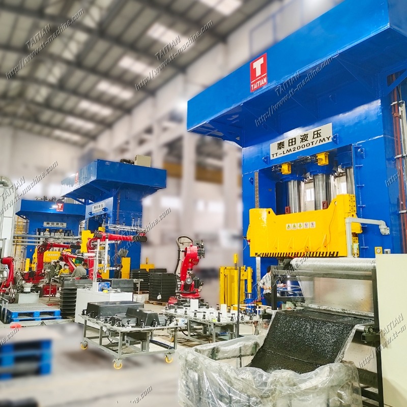2000tons composieten Hydraulische pers voor nieuwe batterij van het energievoertuig